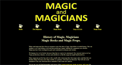 Desktop Screenshot of magicandmagicians.com